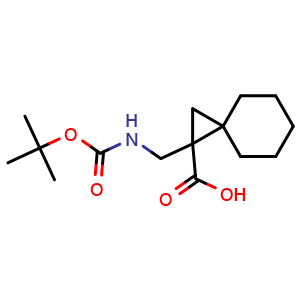 1-(((tert-butoxycarbonyl)amino)methyl)spiro[2.5]octane-1-carboxylic acid