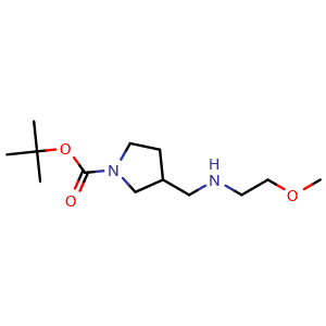 tert-butyl 3-(((2-methoxyethyl)amino)methyl)pyrrolidine-1-carboxylate