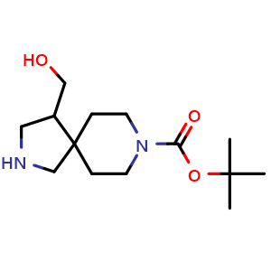 tert-butyl 4-(hydroxymethyl)-2,8-diazaspiro[4.5]decane-8-carboxylate
