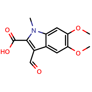 3-formyl-5,6-dimethoxy-1-methyl-1H-indole-2-carboxylic acid