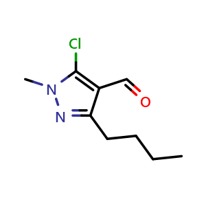 3-butyl-5-chloro-1-methyl-1H-pyrazole-4-carbaldehyde
