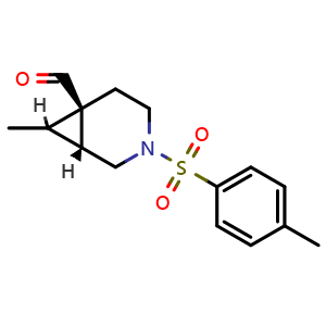 (1R,6R)-7-methyl-3-tosyl-3-azabicyclo[4.1.0]heptane-6-carbaldehyde