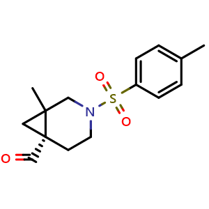 (6S)-1-methyl-3-tosyl-3-azabicyclo[4.1.0]heptane-6-carbaldehyde