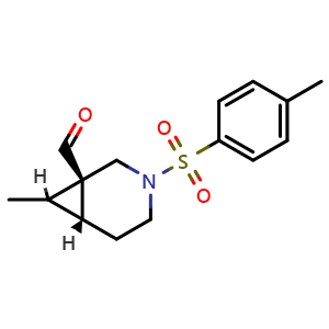 (1R,6R)-7-methyl-3-tosyl-3-azabicyclo[4.1.0]heptane-1-carbaldehyde