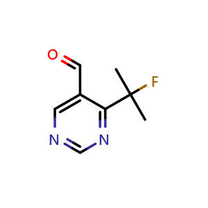 4-(2-fluoropropan-2-yl)pyrimidine-5-carbaldehyde