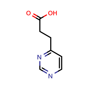 3-(pyrimidin-4-yl)propanoic acid