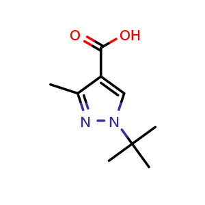 1-(tert-butyl)-3-methyl-1H-pyrazole-4-carboxylic acid