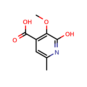 2-hydroxy-3-methoxy-6-methylisonicotinic acid