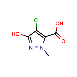4-chloro-3-hydroxy-1-methyl-1H-pyrazole-5-carboxylic acid