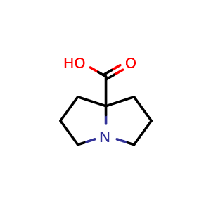 tetrahydro-1H-pyrrolizine-7a(5H)-carboxylic acid