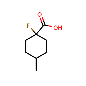 1-fluoro-4-methylcyclohexane-1-carboxylic acid