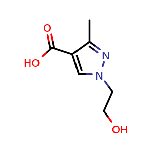 1-(2-hydroxyethyl)-3-methyl-1H-pyrazole-4-carboxylic acid