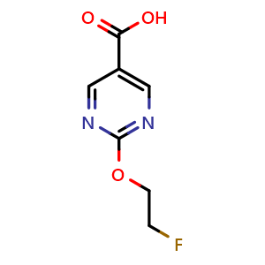 2-(2-fluoroethoxy)pyrimidine-5-carboxylic acid