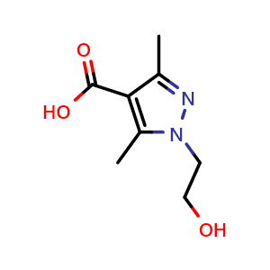 1-(2-hydroxyethyl)-3,5-dimethyl-1H-pyrazole-4-carboxylic acid