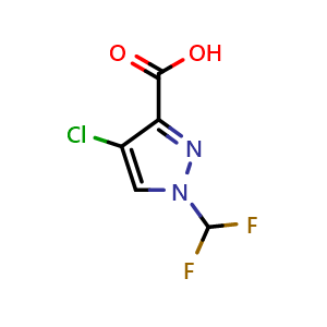 4-chloro-1-(difluoromethyl)-1H-pyrazole-3-carboxylic acid