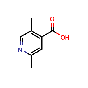 Chemical structure of 2,5-dimethylisonicotinic acid , CAS 951030-57-2, AChemBlock Q60931