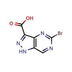 5-bromo-1H-pyrazolo[4,3-d]pyrimidine-3-carboxylic acid