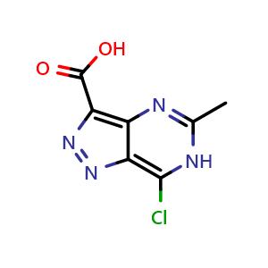 7-chloro-5-methyl-6H-pyrazolo[4,3-d]pyrimidine-3-carboxylic acid