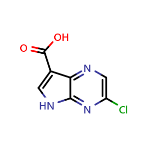 3-chloro-5H-pyrrolo[2,3-b]pyrazine-7-carboxylic acid