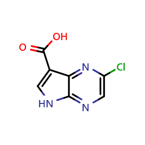 2-chloro-5H-pyrrolo[2,3-b]pyrazine-7-carboxylic acid