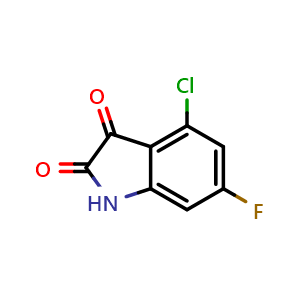 4-chloro-6-fluoroindoline-2,3-dione