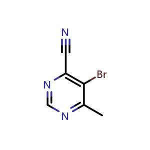 5-bromo-6-methylpyrimidine-4-carbonitrile