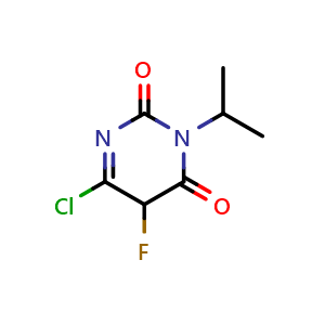 6-chloro-5-fluoro-3-isopropylpyrimidine-2,4(3H,5H)-dione