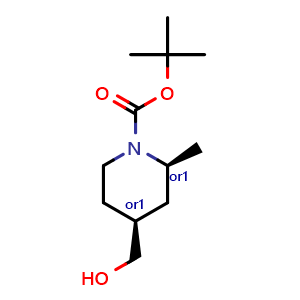 tert-butyl cis-4-(hydroxymethyl)-2-methylpiperidine-1-carboxylate