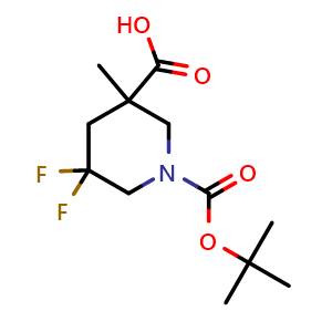 1-(tert-butoxycarbonyl)-5,5-difluoro-3-methylpiperidine-3-carboxylic acid