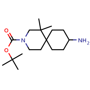 tert-butyl 9-amino-1,1-dimethyl-3-azaspiro[5.5]undecane-3-carboxylate