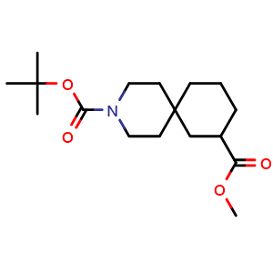 3-(tert-butyl) 8-methyl 3-azaspiro[5.5]undecane-3,8-dicarboxylate