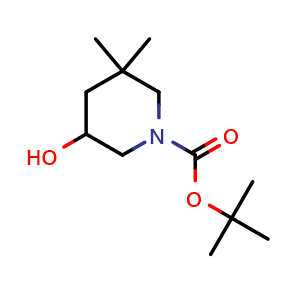 tert-butyl 5-hydroxy-3,3-dimethylpiperidine-1-carboxylate
