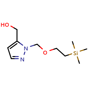 (1-((2-(trimethylsilyl)ethoxy)methyl)-1H-pyrazol-5-yl)methanol