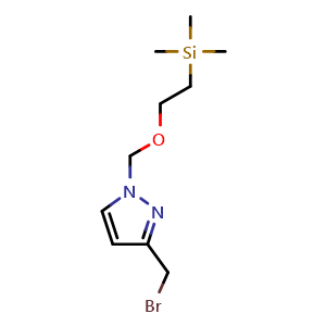 3-(bromomethyl)-1-((2-(trimethylsilyl)ethoxy)methyl)-1H-pyrazole