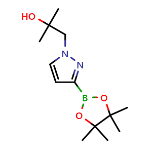 2-methyl-1-(3-(4,4,5,5-tetramethyl-1,3,2-dioxaborolan-2-yl)-1H-pyrazol-1-yl)propan-2-ol