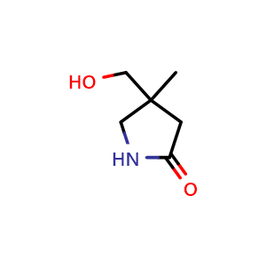 4-(hydroxymethyl)-4-methylpyrrolidin-2-one