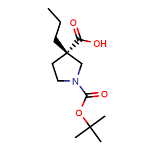 (S)-1-(tert-butoxycarbonyl)-3-propylpyrrolidine-3-carboxylic acid