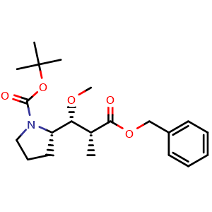 tert-butyl (S)-2-((1R,2R)-3-(benzyloxy)-1-methoxy-2-methyl-3-oxopropyl)pyrrolidine-1-carboxylate