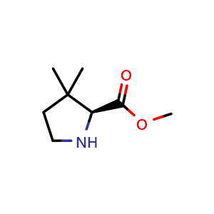 methyl (S)-3,3-dimethylpyrrolidine-2-carboxylate