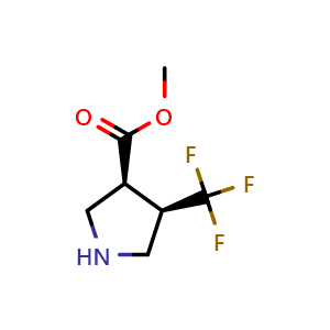 methyl (3S,4R)-4-(trifluoromethyl)pyrrolidine-3-carboxylate