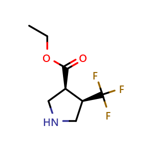 ethyl (3S,4R)-4-(trifluoromethyl)pyrrolidine-3-carboxylate