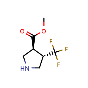 methyl (3S,4S)-4-(trifluoromethyl)pyrrolidine-3-carboxylate