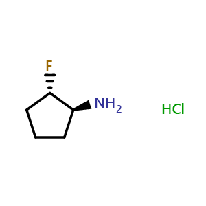 (1S,2S)-2-fluorocyclopentan-1-amine hydrochloride