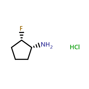 (1R,2S)-2-fluorocyclopentan-1-amine hydrochloride
