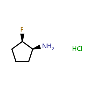 (1S,2R)-2-fluorocyclopentan-1-amine hydrochloride