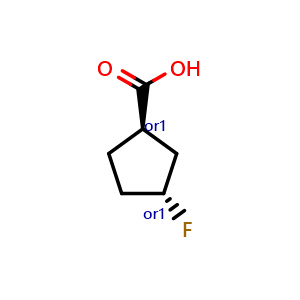 rel-(1R,3R)-3-fluorocyclopentane-1-carboxylic acid
