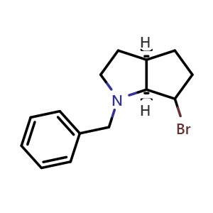 (3aR,6aS)-1-benzyl-6-bromo-3,3a,4,5,6,6a-hexahydro-2H-cyclopenta[b]pyrrole