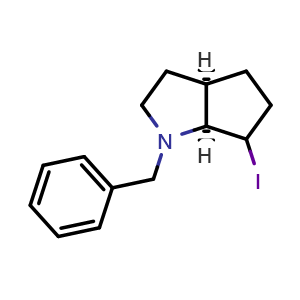(3aR,6aS)-1-benzyl-6-iodo-3,3a,4,5,6,6a-hexahydro-2H-cyclopenta[b]pyrrole
