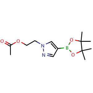 2-(4-(4,4,5,5-tetramethyl-1,3,2-dioxaborolan-2-yl)-1H-pyrazol-1-yl)ethyl acetate