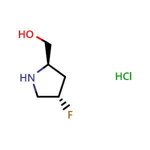 ((2R,4S)-4-fluoropyrrolidin-2-yl)methanol hydrochloride